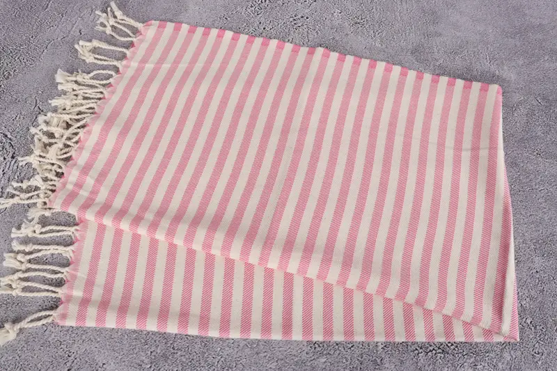 Custom Name Towel, 40x24 Cotton Striped Towel, Personalized Wedding Gift For Couple, Wedding Gift, Monogram Kitchen Towel, Turkish Hand Towel - 6