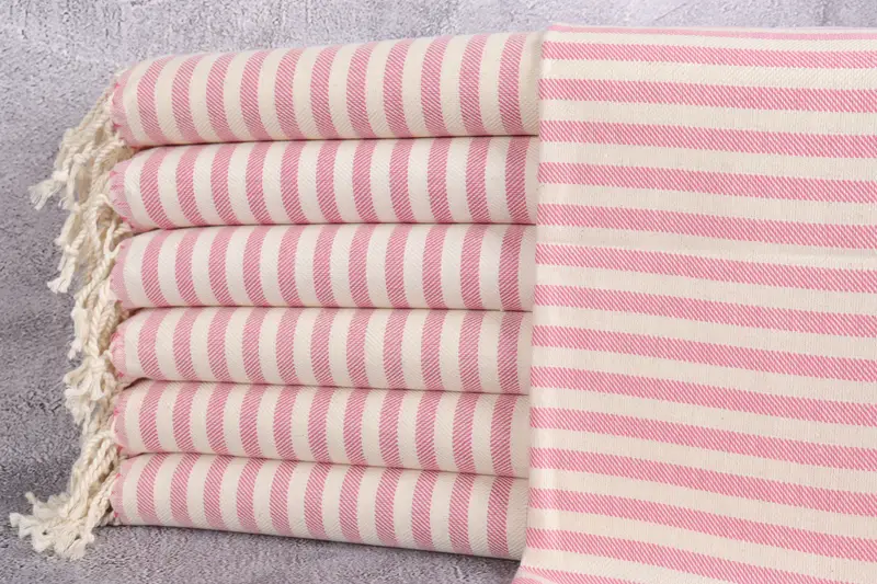 Custom Name Towel, 40x24 Cotton Striped Towel, Personalized Wedding Gift For Couple, Wedding Gift, Monogram Kitchen Towel, Turkish Hand Towel - 1