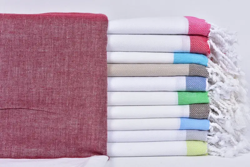 Memorial Gift, Handmade Turkish bath towel for summer vacation, Personalized Wedding Gift, Organic towel, Summer Gift, 70x40 Cotton Striped Towel - 1