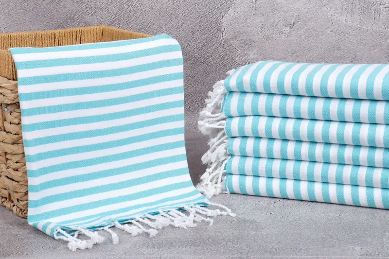 Gift For Best Friend, Bachelor Towel, Turkish Towel Hand Towel, 48x40 Cotton Striped Towel, Personalized Kitchen Towel, Monogram Hand Towel - 3