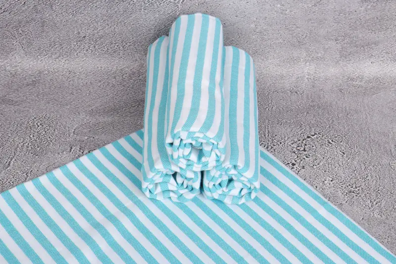 Gift For Best Friend, Bachelor Towel, Turkish Towel Hand Towel, 48x40 Cotton Striped Towel, Personalized Kitchen Towel, Monogram Hand Towel - 7