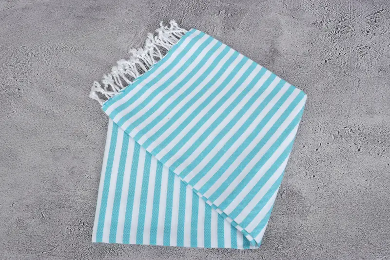 Gift For Best Friend, Bachelor Towel, Turkish Towel Hand Towel, 48x40 Cotton Striped Towel, Personalized Kitchen Towel, Monogram Hand Towel - 6