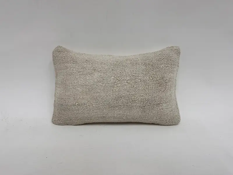 Interior Designer Pillow, Handmade Pillow Cover, 12x20 White Cushion, Tapestry Cushion Case, Pillow for Sofa, Yoga Cushion, Pillow, Gift Pillow - 1