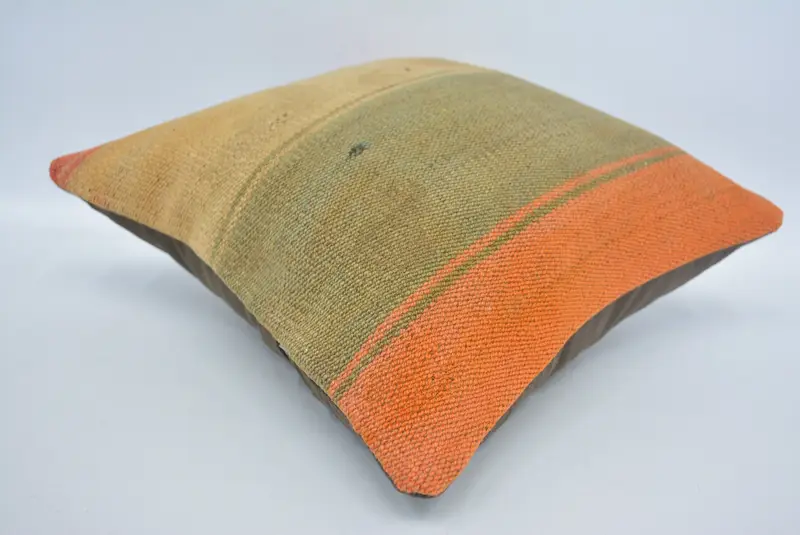 Decorative Bolster Pillow Sham, 12x12 Beige Pillow Case, Traditional Cushion, Boho Pillow, Pillow Case, Home Decor Pillow, Antique Pillows - 6