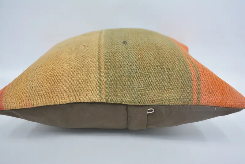 Decorative Bolster Pillow Sham, 12x12 Beige Pillow Case, Traditional Cushion, Boho Pillow, Pillow Case, Home Decor Pillow, Antique Pillows - 5