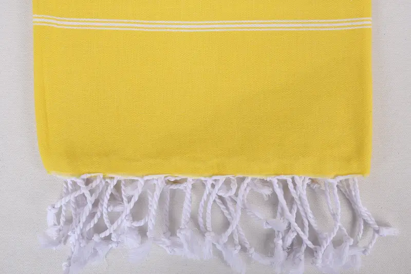 Valentines Day Gift, Gym Towel, Absorbent towel, Turkish beach towel with fringe, Sand-free towel, Bridal Shower Favors, 70x40 Cotton Striped Towel - 3