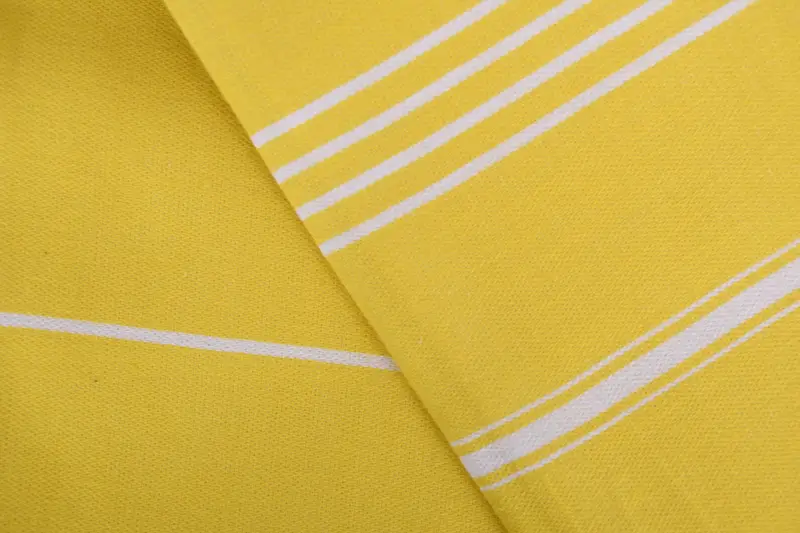Valentines Day Gift, Gym Towel, Absorbent towel, Turkish beach towel with fringe, Sand-free towel, Bridal Shower Favors, 70x40 Cotton Striped Towel - 5
