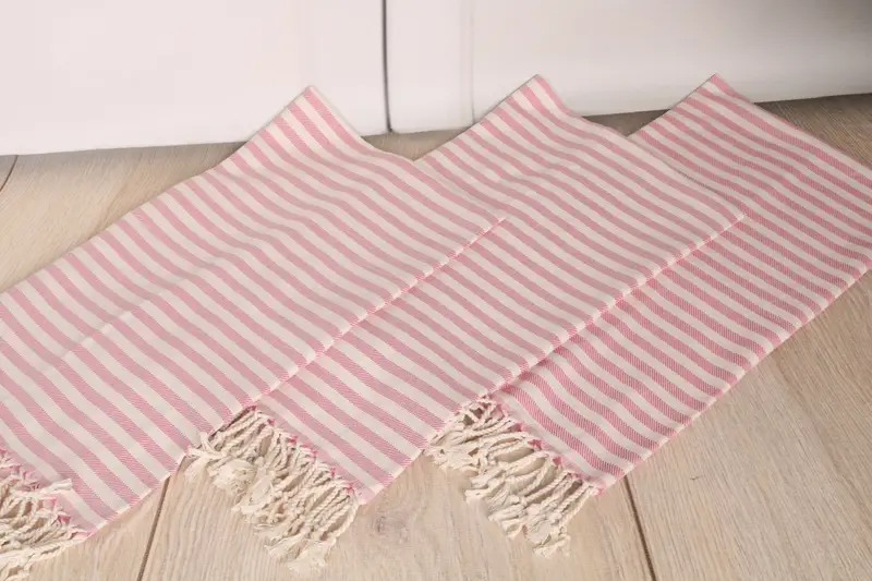 Regalo personalizado, toalla turca con monograma, toalla de regalo, favores de bodas, toalla a rayas de algodón 40x24, toalla de mano monogramada, regalos de boda personalizados - 6