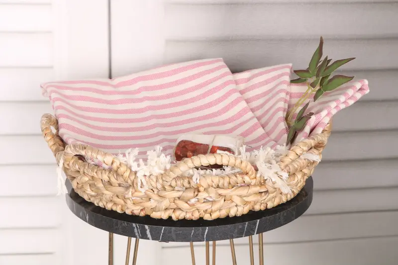 Regalo personalizado, toalla turca con monograma, toalla de regalo, favores de bodas, toalla a rayas de algodón 40x24, toalla de mano monogramada, regalos de boda personalizados - 5
