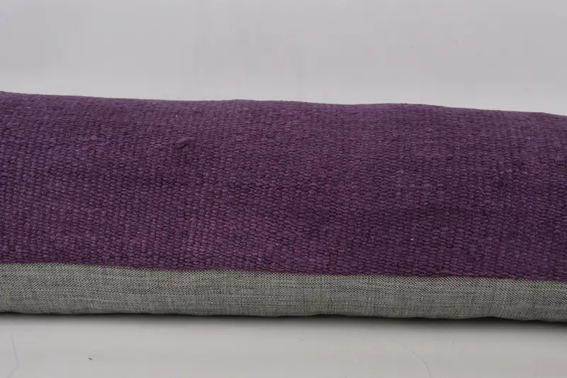 Pillow Sham, Boho Pillow Sham Cover, Pillow for Sofa, Patio Pillow Cover, Couch Cushion Case, 12x43 Purple Pillow, Home Decor Pillow - 5
