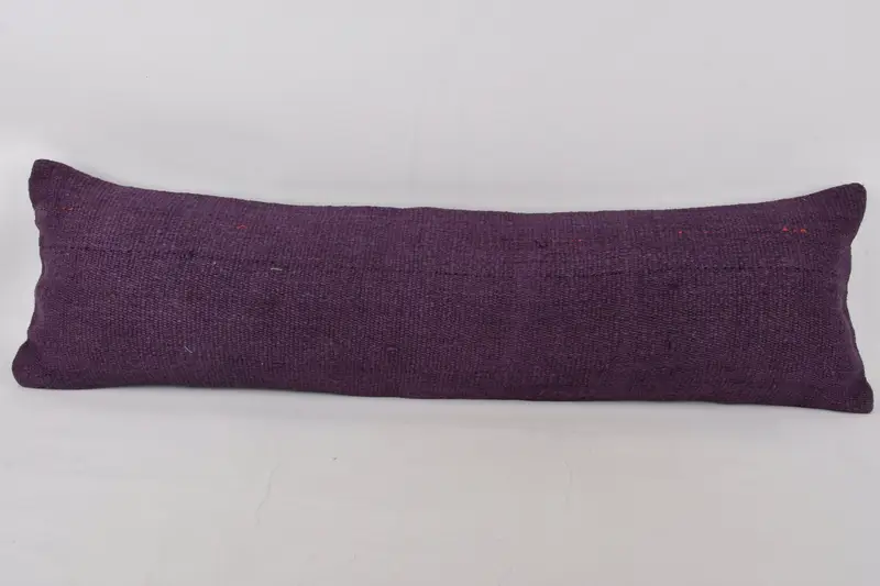Pillow Sham, Boho Pillow Sham Cover, Pillow for Sofa, Patio Pillow Cover, Couch Cushion Case, 12x43 Purple Pillow, Home Decor Pillow - 1