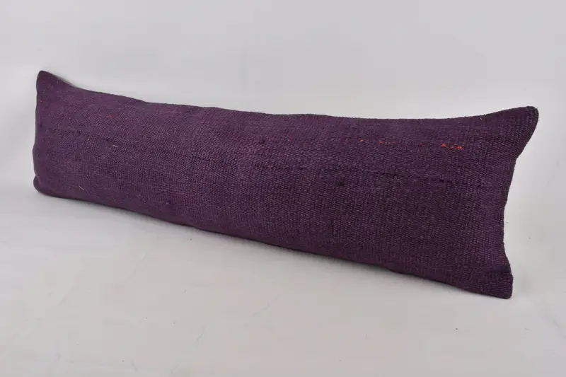 Pillow Sham, Boho Pillow Sham Cover, Pillow for Sofa, Patio Pillow Cover, Couch Cushion Case, 12x43 Purple Pillow, Home Decor Pillow - 3