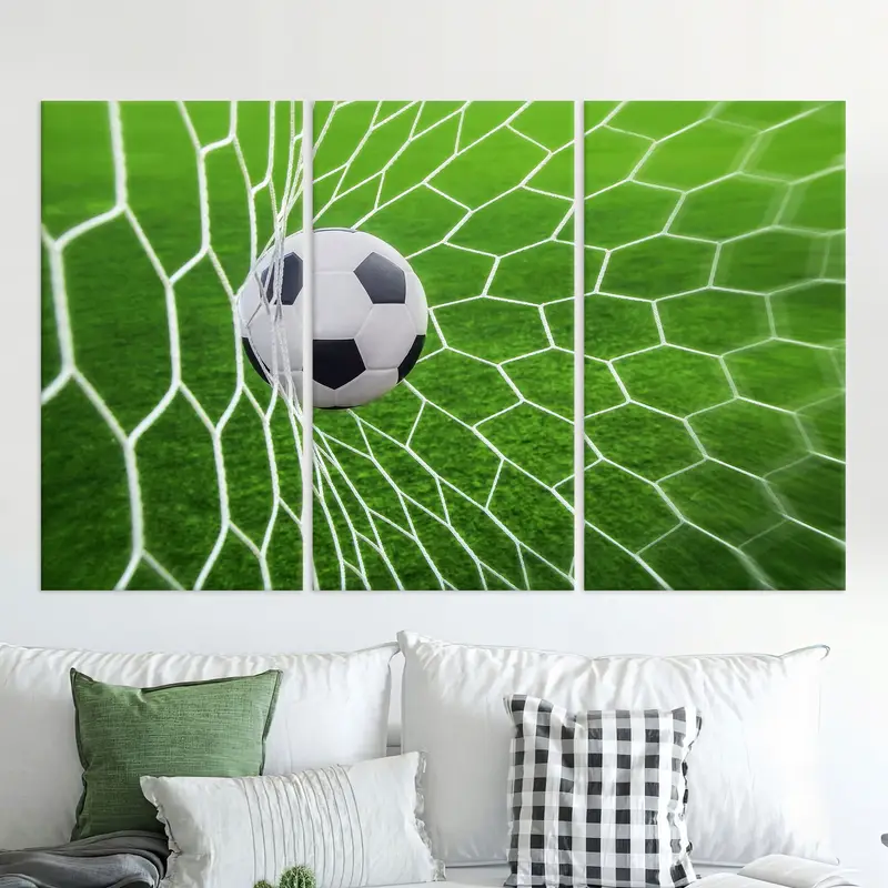 Soccer Wall Art, Football Wall Decor, Boy Room Wall Art, Man Cave Decor, Football Canvas, Canvas Wall Art, Large Wall Art, Sports Wall Art, - 5