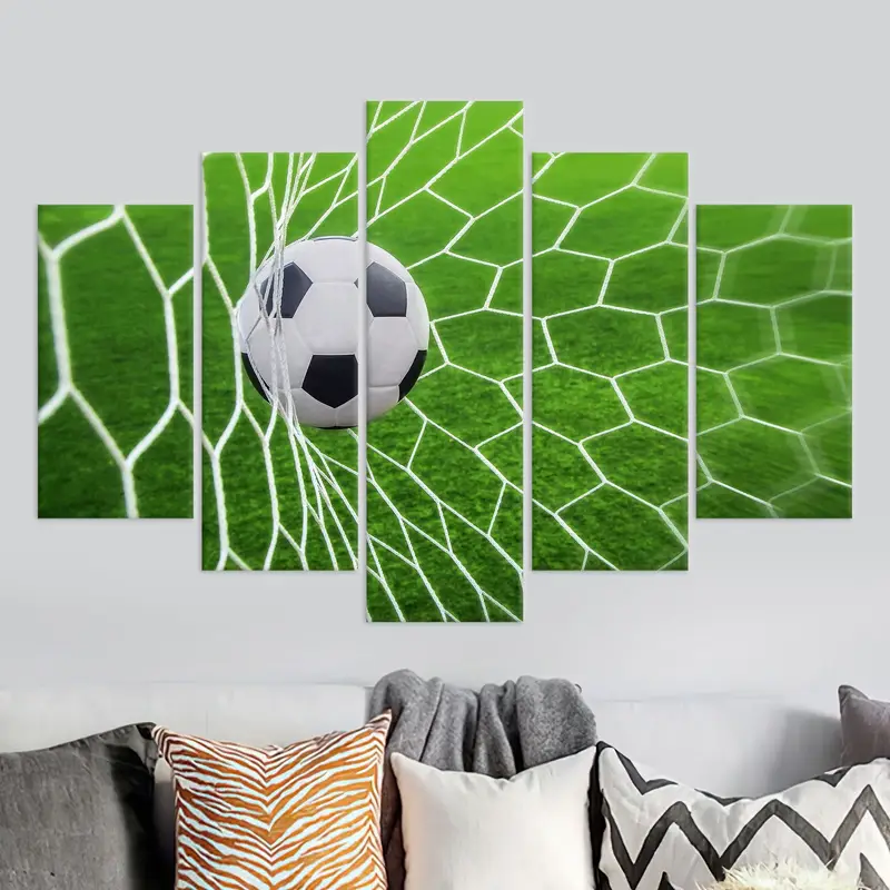 Soccer Wall Art, Football Wall Decor, Boy Room Wall Art, Man Cave Decor, Football Canvas, Canvas Wall Art, Large Wall Art, Sports Wall Art, - 1