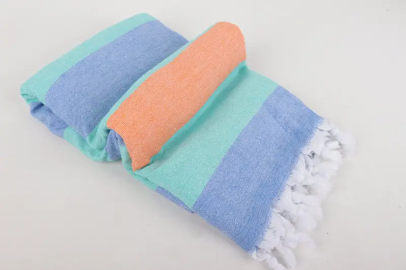 Gym Towel, Halloween Gifts, Large Turkish Towel, Bridal Shower Favors, 64x36 Cotton Striped Terry Towel, Girls Weekend Favors, Beach Towel Bulk - 6