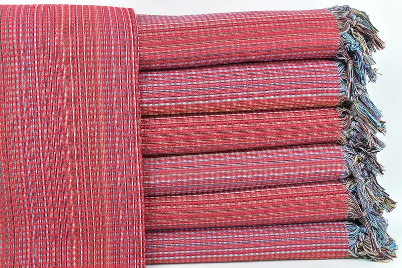 Throw Blanket Couch, Turkish Cotton Blanket, 92x88 Cotton Geometric Towel, Personalized Gifts, Bachelor Party Favors, Bachelorette Gifts - 1