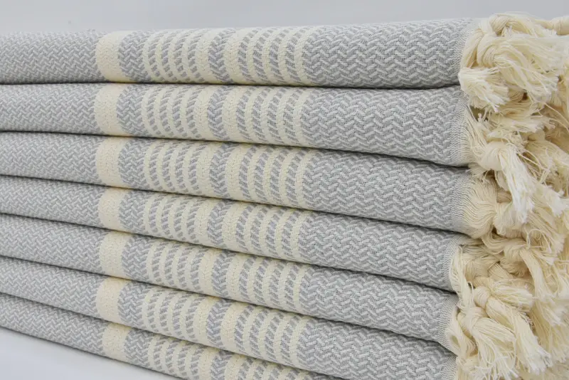 Bachelorette Party Gifts, Beach towel, 70x40 Cotton Striped Towel, Peshtemal Towel, Maid Of Honor Gift, Turkish towel, Friends Beach Towel - 4