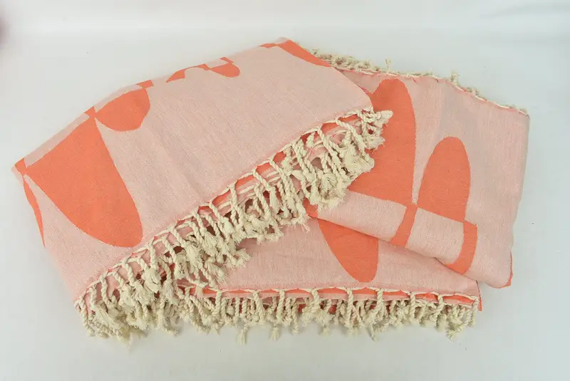 Decorative Blanket, Turkish Throw Blanket, Personalized Blanket, Woven Throw Blanket, Christmas Gift Tags, 100x80 Cotton Turtle Design Towel - 8