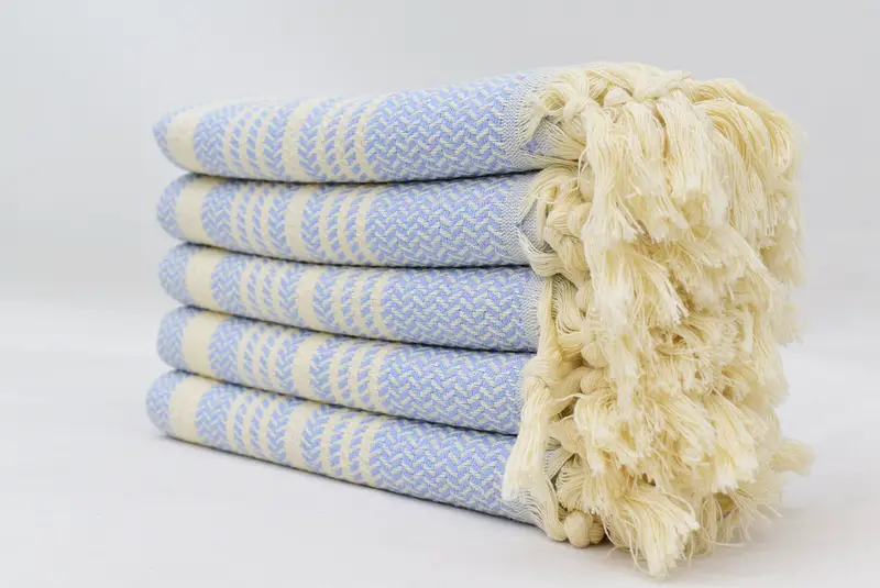 40x18 Cotton Striped Towel, Monogram Kitchen Towel, Personalized Dish Towel, Personalized Home Gift Wedding, Monogram Tea Towel, Custom Hand Towel - 3