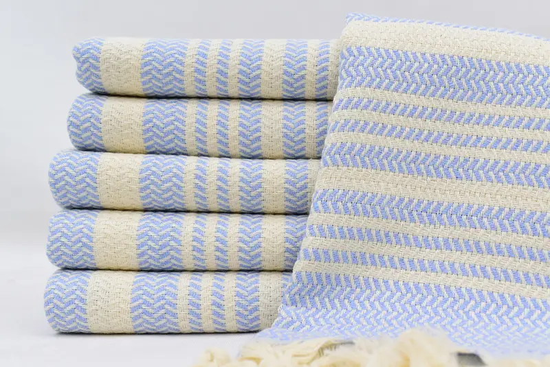 40x18 Cotton Striped Towel, Monogram Kitchen Towel, Personalized Dish Towel, Personalized Home Gift Wedding, Monogram Tea Towel, Custom Hand Towel - 2