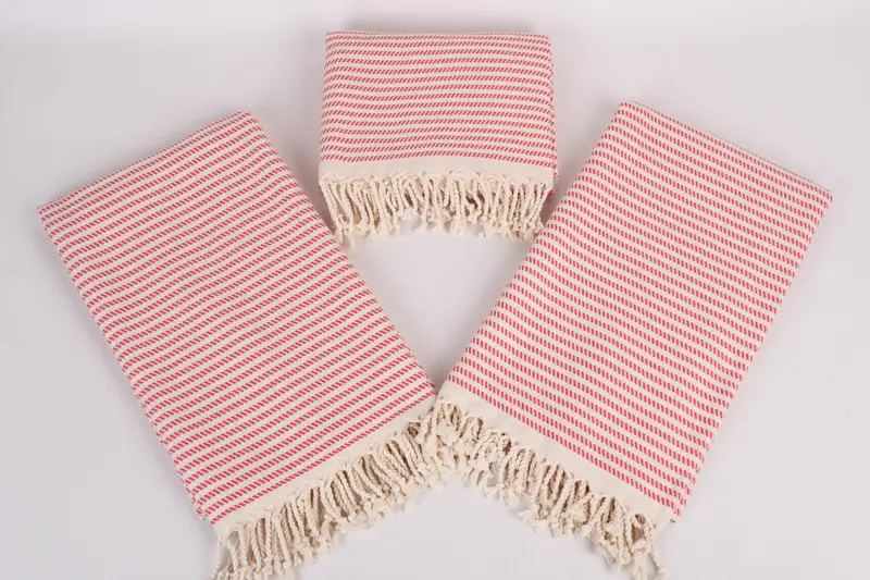 Engagement Gift, Absorbent Turkish towel, Sand-resistant towel, Wedding Anniversary Gift, 70x40 Cotton Polka Dot Towel, Turkish Towel USA - 6