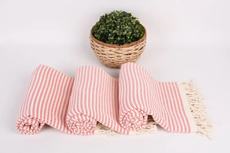 Engagement Gift, Absorbent Turkish towel, Sand-resistant towel, Wedding Anniversary Gift, 70x40 Cotton Polka Dot Towel, Turkish Towel USA - 8