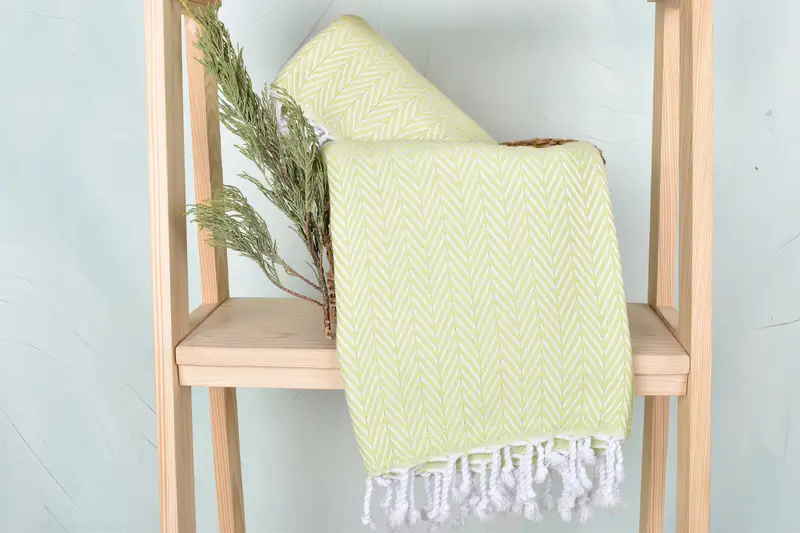 Turkish hand towel, Turkish Towel Beach, 68x40 Cotton Zig zag Towel, Bachelorette Party Gift, House Warming Gift, Arizona Bachelorette Party Favors - 4