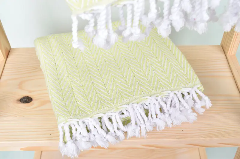 Turkish hand towel, Turkish Towel Beach, 68x40 Cotton Zig zag Towel, Bachelorette Party Gift, House Warming Gift, Arizona Bachelorette Party Favors - 5