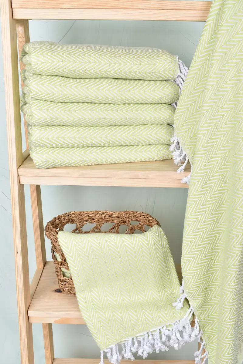 Turkish hand towel, Turkish Towel Beach, 68x40 Cotton Zig zag Towel, Bachelorette Party Gift, House Warming Gift, Arizona Bachelorette Party Favors - 3