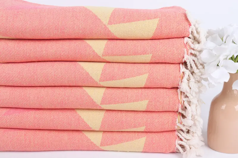 Gym Towel, 68x40 Cotton Triangle Design Towel, Quick-dry towel, Personalized Gift, Towel With Name, Custom Gifts, Turkish Bath Towel USA, Thin towel - 4