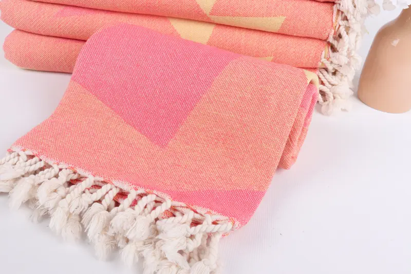 Gym Towel, 68x40 Cotton Triangle Design Towel, Quick-dry towel, Personalized Gift, Towel With Name, Custom Gifts, Turkish Bath Towel USA, Thin towel - 5
