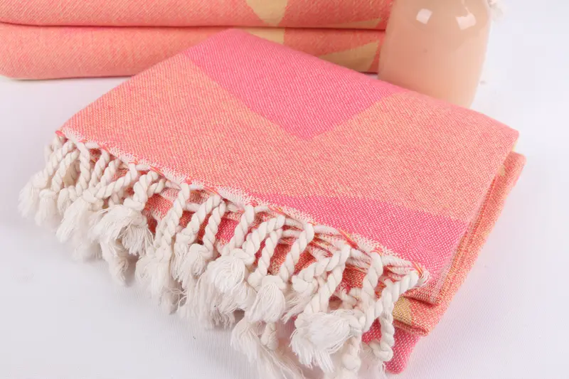 Gym Towel, 68x40 Cotton Triangle Design Towel, Quick-dry towel, Personalized Gift, Towel With Name, Custom Gifts, Turkish Bath Towel USA, Thin towel - 6