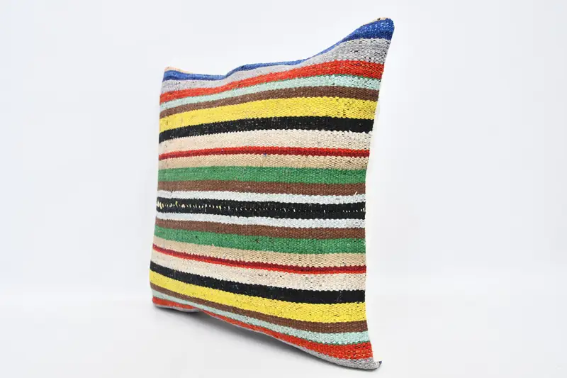 20x20 Yellow Pillow Case, Pastel Pillow Case, Turkish Pillow, Pillow Cover, Southwestern Cushion Case, Pillow for Sofa, Antique Pillows - 4
