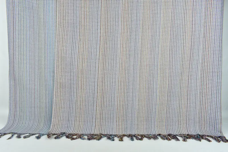 Beach Theme Wedding Gift, Turkish Blanket, Custom Wedding Gifts, Wedding Favors, Family Gift, Bachelorette Party Items, 92x88 Cotton Geometric Towel - 7