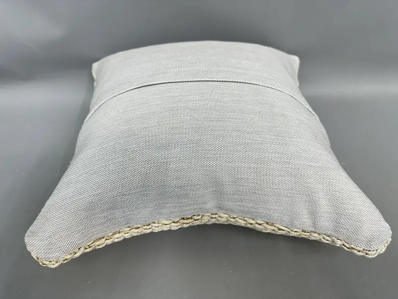 18x18 Beige Pillow, Throw Kilim Pillow, Designer Throw Cushion Cover, Pillow Case, Vintage Kilim Throw Pillow, Boho Pillow Sham Cover - 7