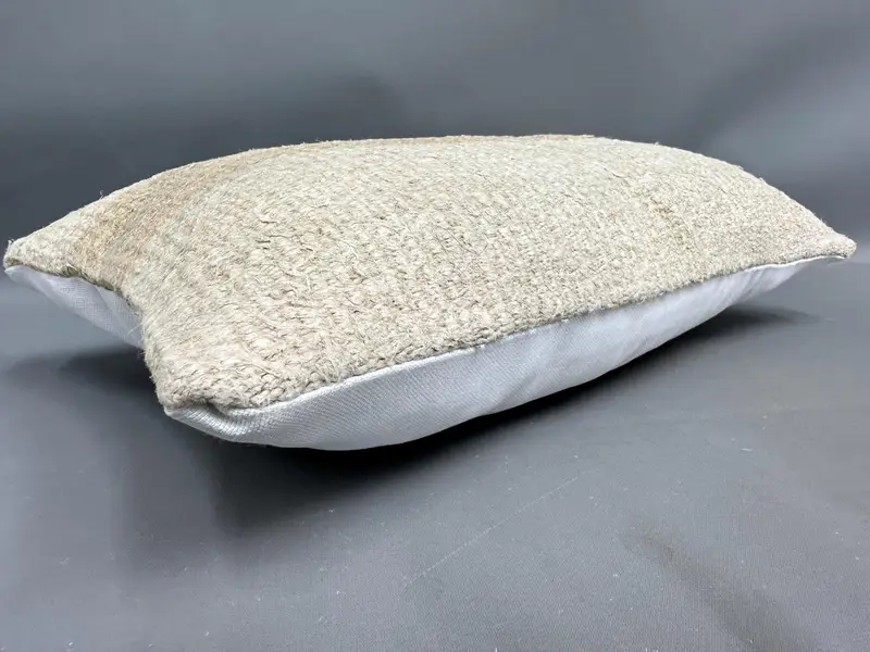 Kilim Pillow, Pillow, 12x20 Beige Pillow Sham, Throw Kilim Pillow, Turkish Corner Cushion, Gift Pillow, Vintage Throw Cushion Case - 6