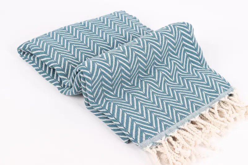 Cotton towel, Unique Turkish towel with custom embroidery USA, Bath towel, Bachelorette Party Gifts, 70x40 Cotton Zig zag Towel, Maid Of Honor Gift - 6
