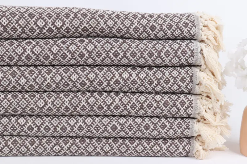 Gifts For Him, Bachelor Gift, Hammam towel, Personalized Home Gift Wedding, 70x40 Cotton Diamond Towel, Absorbent towel, Bridesmaid Towel - 3