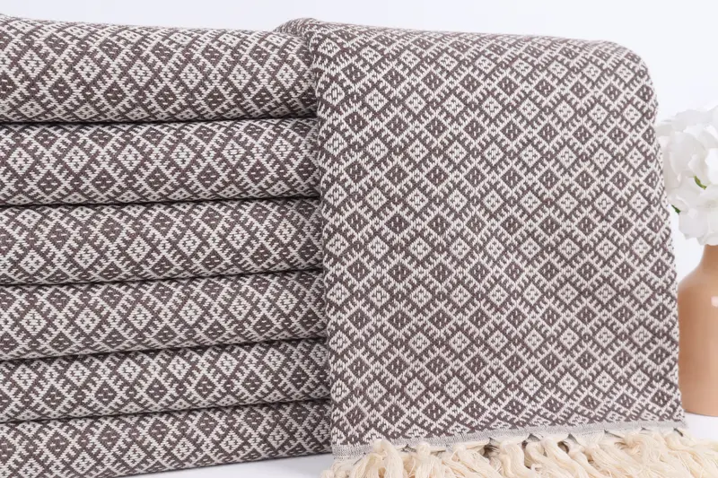 Gifts For Him, Bachelor Gift, Hammam towel, Personalized Home Gift Wedding, 70x40 Cotton Diamond Towel, Absorbent towel, Bridesmaid Towel - 2