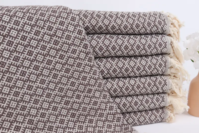 Gifts For Him, Bachelor Gift, Hammam towel, Personalized Home Gift Wedding, 70x40 Cotton Diamond Towel, Absorbent towel, Bridesmaid Towel - 1
