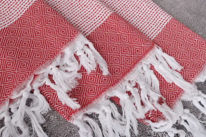 40x18 Cotton Diamond Towel, Turkish Tea Towel, Xmas Gifts, Bridesmaid Gifts, Bridal Shower Favors, Personalized Hand Towel, Bathroom Hand Towel - 5
