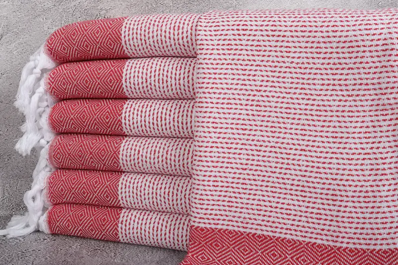 40x18 Cotton Diamond Towel, Turkish Tea Towel, Xmas Gifts, Bridesmaid Gifts, Bridal Shower Favors, Personalized Hand Towel, Bathroom Hand Towel - 1