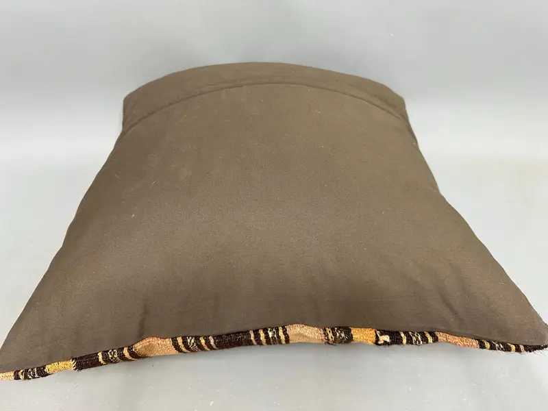 Retro Throw Cushion, Antique Pillows, Handwoven Pillow Sham, Vintage Kilim Pillow, Cushion Cover, 24x24 Pink Pillow Sham, Ethnical Kilim Rug Pillow - 7