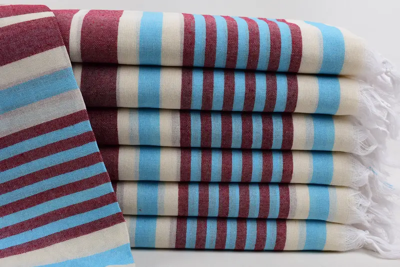 68x40 Cotton Striped Towel, Personalized Turkish Towel, Bridal Shower Gift, Kids Beach Towel, Gift For Coworker, Handmade Gift, Decorative Towel