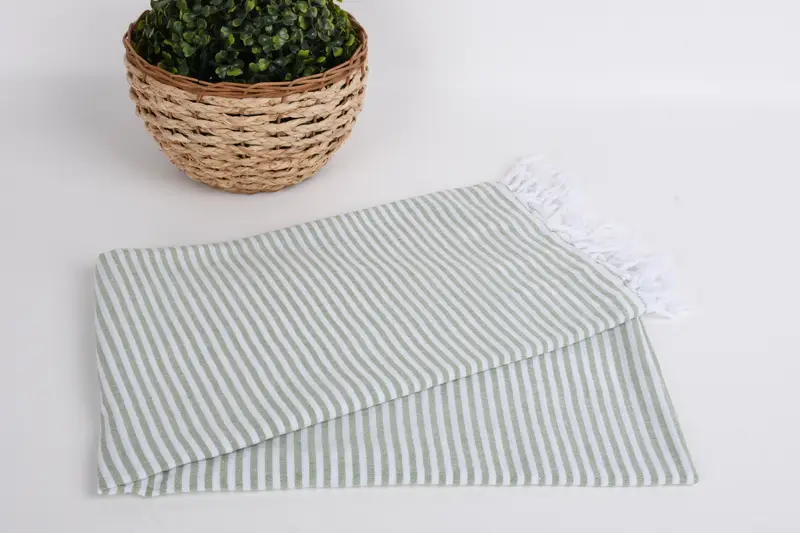Cotton towel, Turkish Towel Beach, 68x36 Cotton Striped Towel, Bathroom Towel, Soft towel, Girls Weekend Getaways Gifts, Peshtemal Towel USA - 5