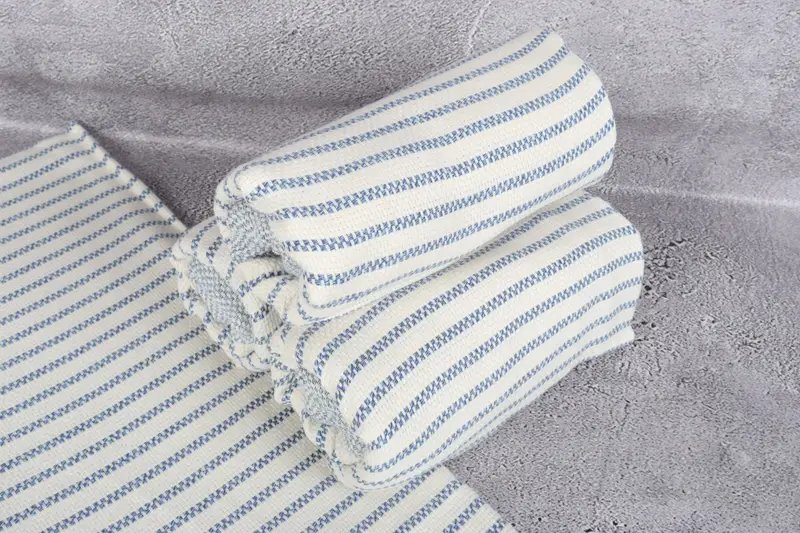 76x40 Cotton Striped Towel, Christmas Favors, Custom Beach Towel, Absorbent Turkish peshtemal towel for beach use, Bachelor Gifts, Handmade Gift - 7