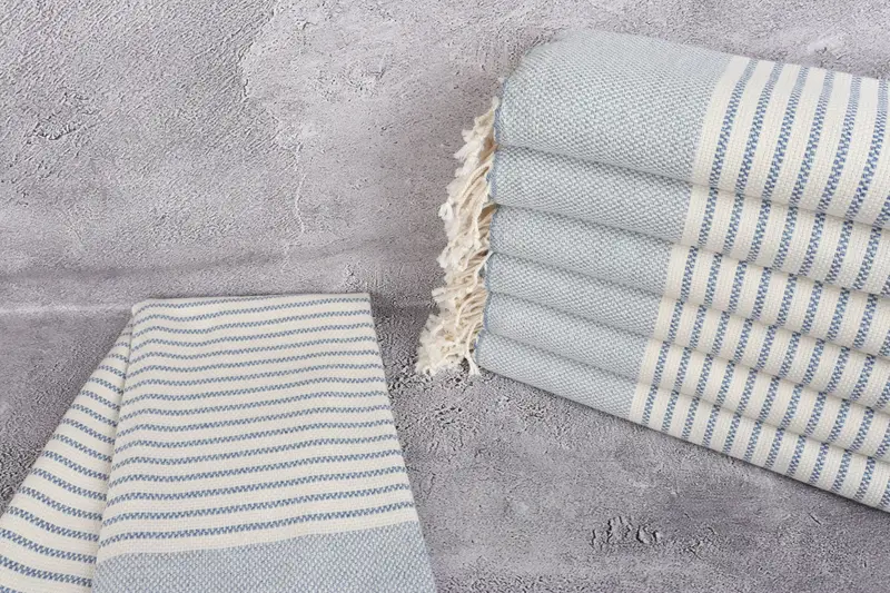 76x40 Cotton Striped Towel, Christmas Favors, Custom Beach Towel, Absorbent Turkish peshtemal towel for beach use, Bachelor Gifts, Handmade Gift - 2