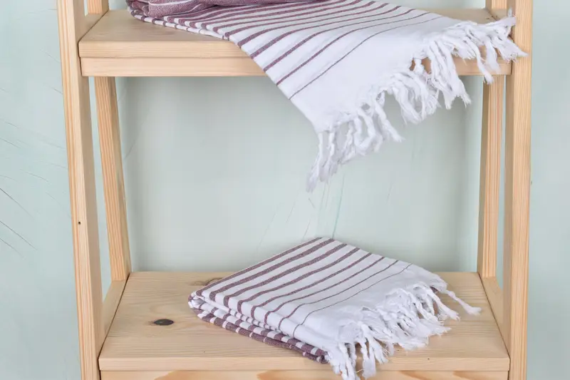 Quick-dry peshtemal, Pool Towels, 68x36 Cotton Striped Towel, Turkish Bath Towel Set, Valentines Day Gift For Him, Best Beach Towel, Absorbent towel - 5