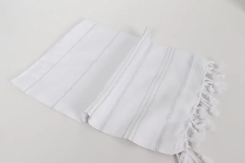 Bridal Shower Gift, 40x24 Cotton Striped Towel, Handmade Gift, Christmas Hand Towel, Bridesmaid Gifts, Monogrammed Hand Towel, Personalized Gifts - 6