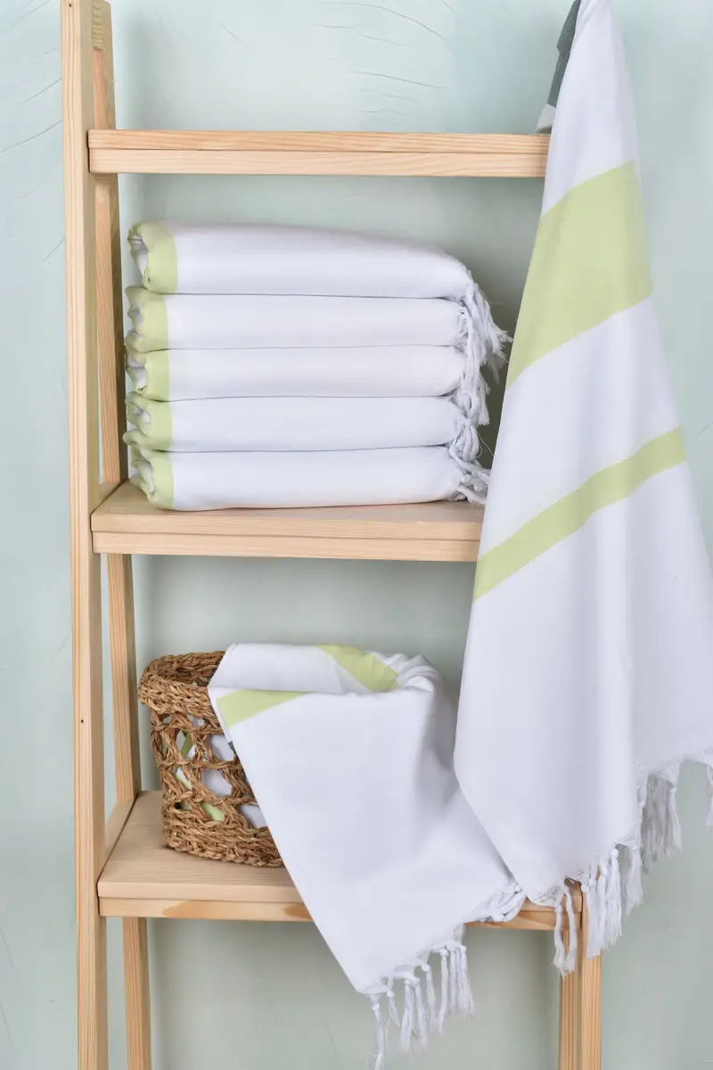 Organic Cotton Towel, Monogram Towels, Turkish towel, Bridesmaid Favors, Beach Towel Bulk, 70x40 Cotton Striped Towel, Peshtemal Towel, Beach towel - 3